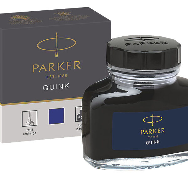 PARKER inktflacon QUINK, inhoud: 57 ml, blauw