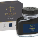 PARKER inktflacon QUINK, inhoud: 57 ml, zwart-blauw