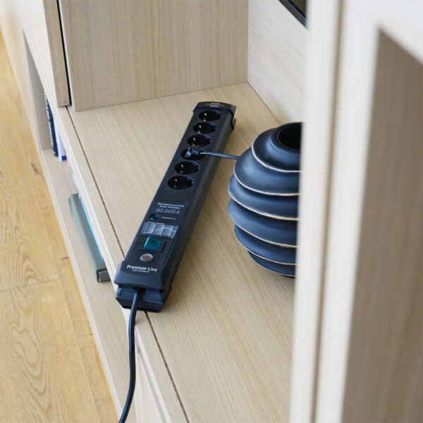 brennenstuhl stopcontactenlijst Premium-Line 60.000A, 6-voudig