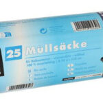 PAPSTAR afvalzakken HDPE, 120 liter, blauw