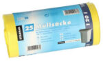 PAPSTAR afvalzak HDPE, 120 liter, geel