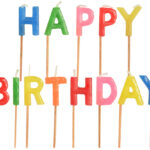 PAPSTAR taartkaarsen-set ´Happy Birthday´, 13-delig