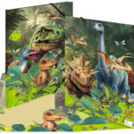 HERMA hoekspanmap 'Dino World', karton, DIN A3