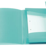 HERMA hoekspanmap, PP, DIN A4, turquoise-doorschijnend