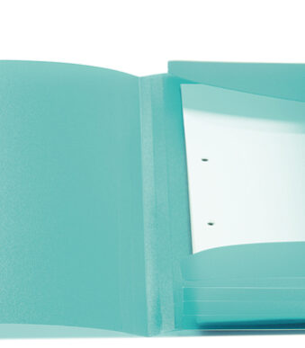 HERMA hoekspanmap, PP, DIN A4, turquoise-doorschijnend