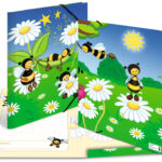 HERMA hoekspanmap Dieren 'Bijenweide', karton, DIN A3