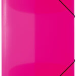 HERMA hoekspanmap, van PP, DIN A4, neon-roze