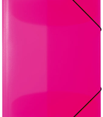 HERMA hoekspanmap, van PP, DIN A4, neon-roze