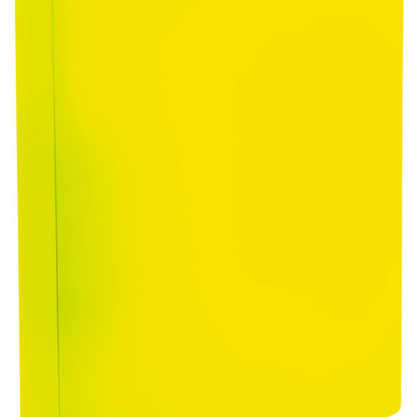 HERMA ringband, DIN A4, 2-rings, neon-geel, doorschijnend