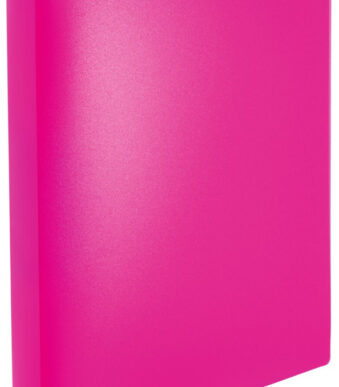 HERMA ringband, DIN A4, 2-rings, neon-roze, doorschijnend