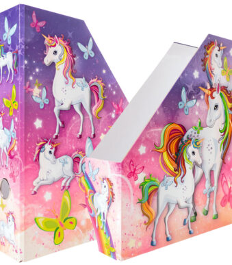 HERMA tijdschriftencassette 'Eenhoorn', DIN A4, karton, (B)85 mm