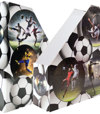 HERMA tijdschriftencassette 'Voetbal', DIN A4, karton, (B)85 mm