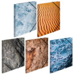 HERMA assortiment hoekspanmappen 'Nature', karton, DIN A4