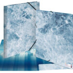 HERMA hoekspanmap 'Nature', DIN A4, karton, Ice