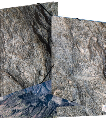 HERMA hoekspanmap 'Nature', DIN A4, karton, Stone