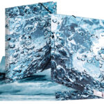 HERMA hoekspanmap 'Nature', DIN A4, karton, Water