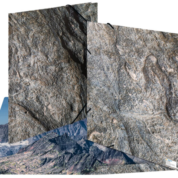 HERMA hoekspanmap 'Nature', DIN A3, karton, Stone