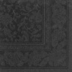 PAPSTAR servetten ´ROYAL Collection Ornaments´, zwart
