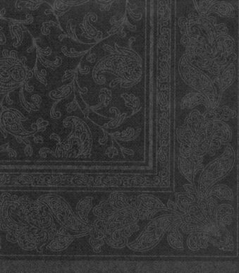 PAPSTAR servetten ´ROYAL Collection Ornaments´, zwart