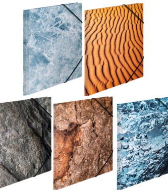 HERMA assortiment hoekspanmappen 'Nature', karton, DIN A3