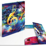 HERMA hoekspanmap 'Artline', PP, DIN A4, Music