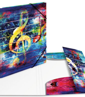 HERMA hoekspanmap 'Artline', PP, DIN A4, Music