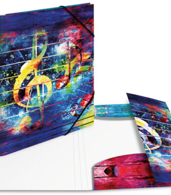 HERMA hoekspanmap 'Artline', PP, DIN A3, Music