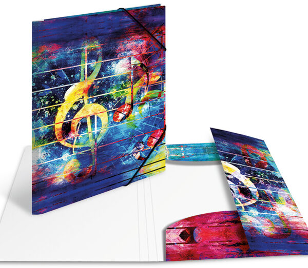 HERMA hoekspanmap 'Artline', PP, DIN A3, Music