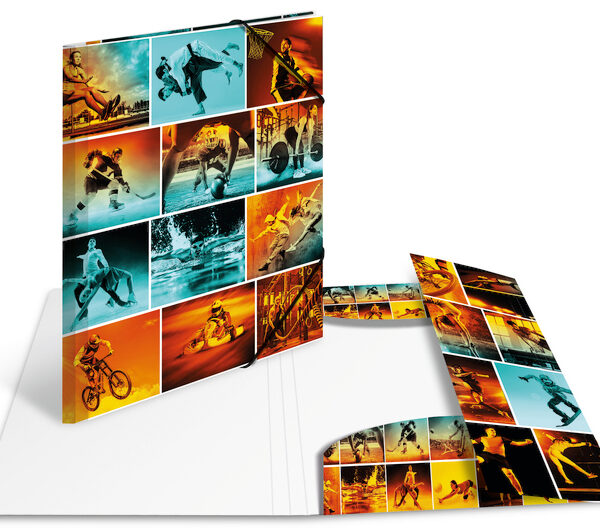 HERMA hoekspanmap 'Artline', PP, DIN A3, Sports