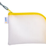 HERMA tas met ritssluiting 'Mesh Bags', DIN A6, geel