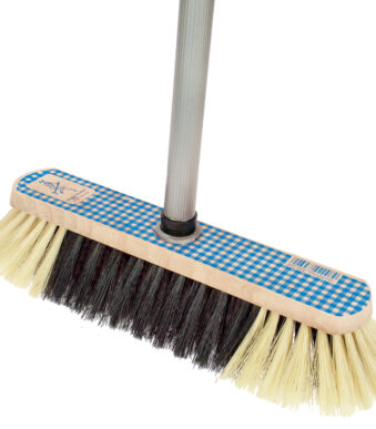 Peggy Perfect bezem met steel, hout, kunsthaar