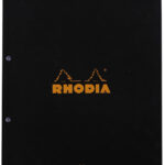 RHODIA Notitieblok No. 20, DIN A4+, franse liniatuur, zwart
