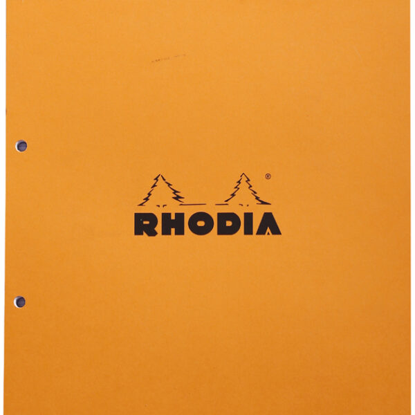 RHODIA schrijfblok no. 20, DIN A4+, Franse liniatuur, oranje