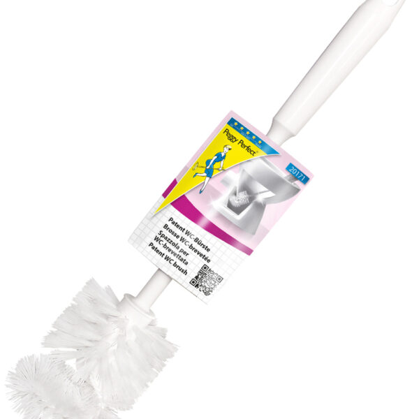 Peggy Perfect WC-borstel 2000, kunststof, ronde kop, wit