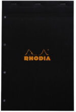 RHODIA Notitieblok No. 20, DIN A4+, geruit, zwart