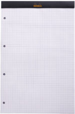 RHODIA Notitieblok No. 20, DIN A4+, geruit, zwart