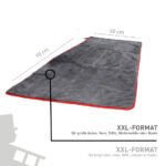 NIGRIN Performance XXL-droogdoek, zwart