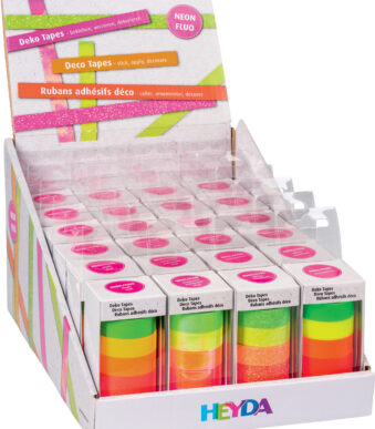 HEYDA deco-plakband 'neon Regenboog', toonbankdisplay