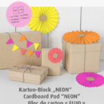 HEYDA neonpapierblok, DIN A4, 10 vel, neonkleuren