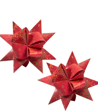 HEYDA papieren vouwstroken voor mini-freubelsterren 'Kristallen'