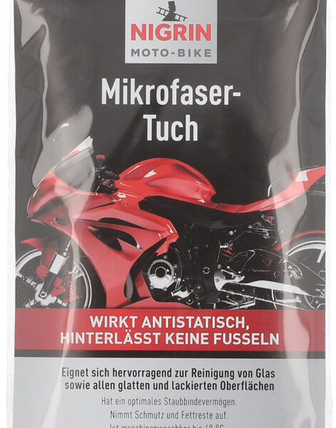 NIGRIN motorfiets microvezeldoek, voor gladde oppervlakken