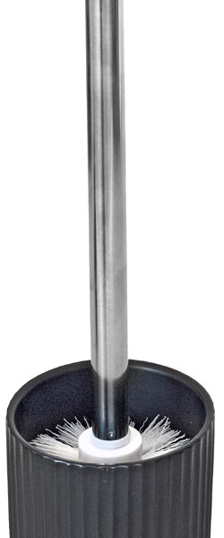 Peggy Perfect WC-garnituur, pot rond, keramiek, zwart