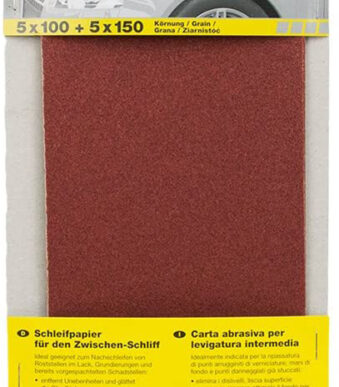 NIGRIN schuurpapier, opschuren, korrel P100/150