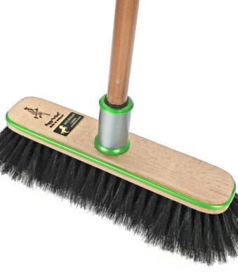 Peggy Perfect bezem Greenline met steel, haarmix