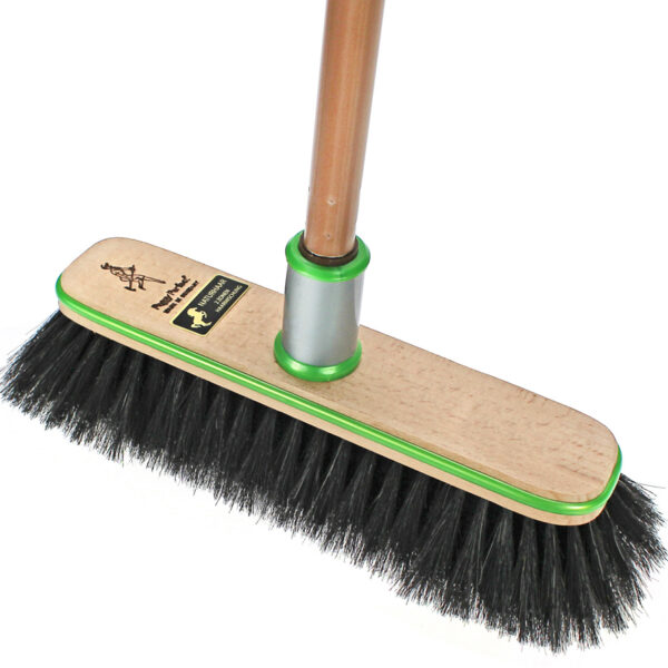 Peggy Perfect bezem Greenline met steel, haarmix
