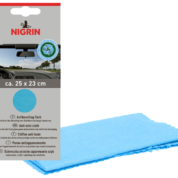 NIGRIN ant-aanslag doek ECO, blauw, 250 x 230 mm