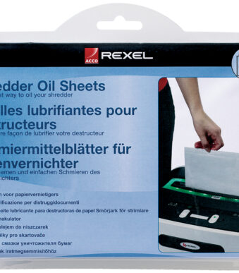 Rexel smeervellen voor papiervernietiger, 12 vel