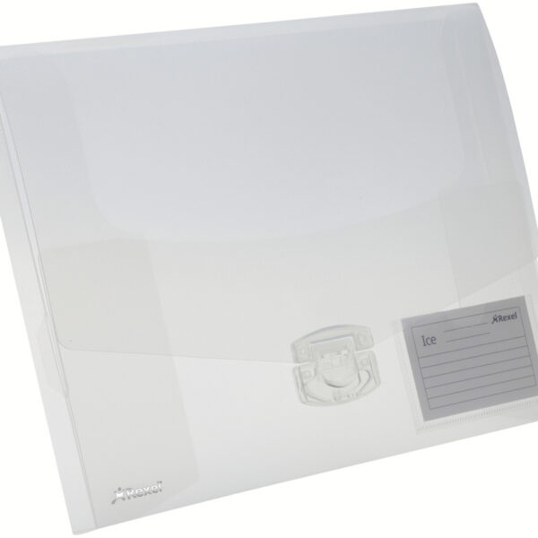 Rexel verzamelbox/opbergbox ICE, DIN A4, vulhoogte: 25 mm, PP, glashelder