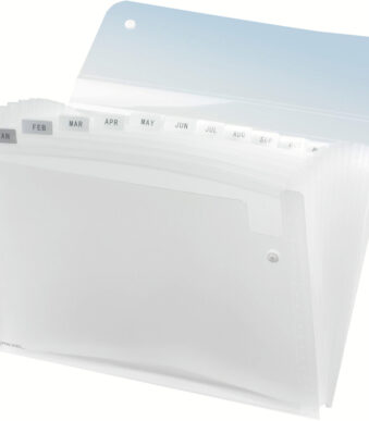 Rexel sorteermap ICE, DIN A4, 13 vakken, PP, glashelder