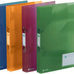 Rexel ringband ICE, 2-rings trekmechaniek, kleuren assorti